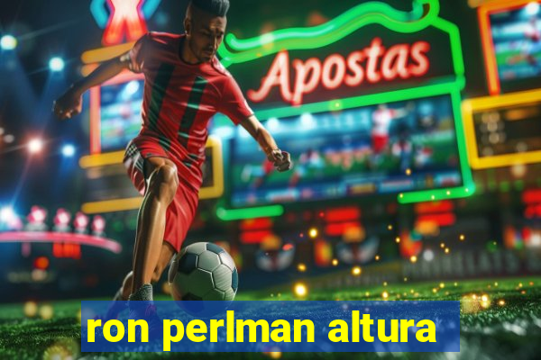 ron perlman altura